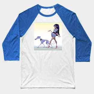 Girl and Pet Baseball T-Shirt